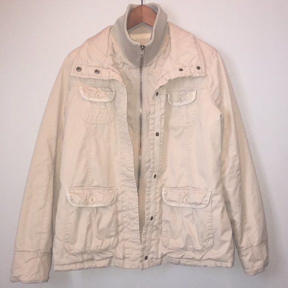 Roots 73 Khaki Quilted Utility Jacket - Picture 2 of 11